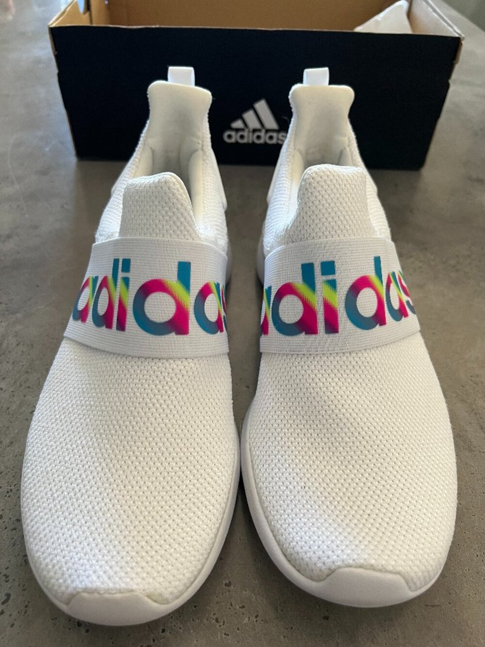 Adidas Lite Racer Adapt - White/Multicolor Logo